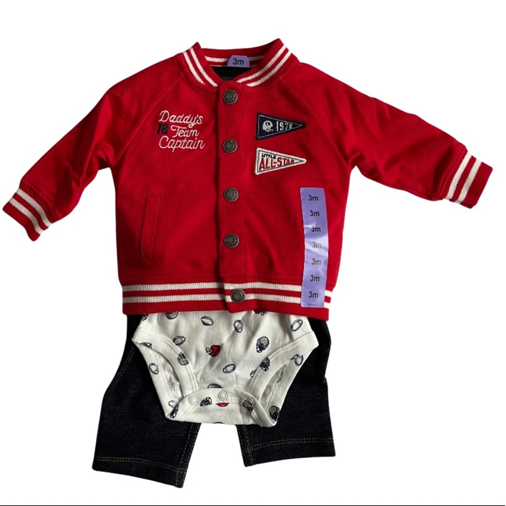 Carter's 3 Piece Set Jacket Bodysuit Pants